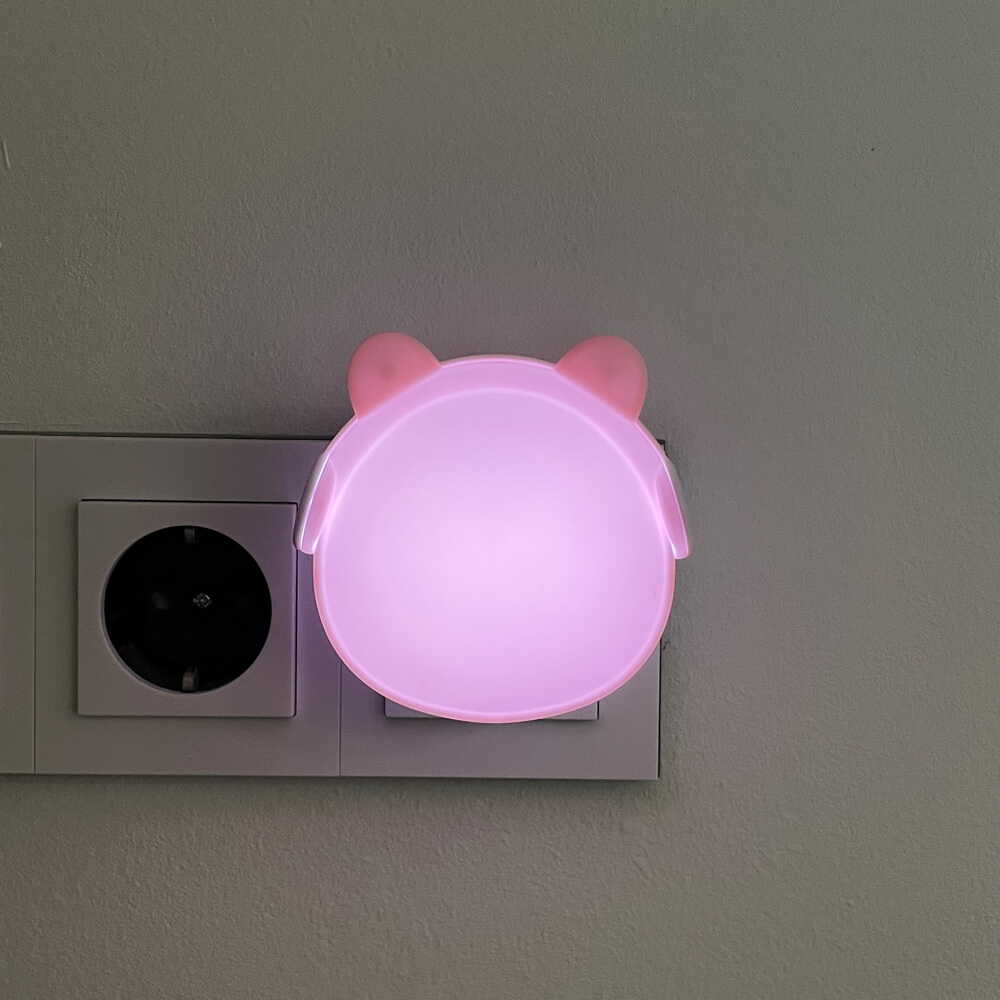 Нічник LED SONIC 0,6W із сутінковим сенсором рожевий Violux ( 310302​​​​​ ) 
